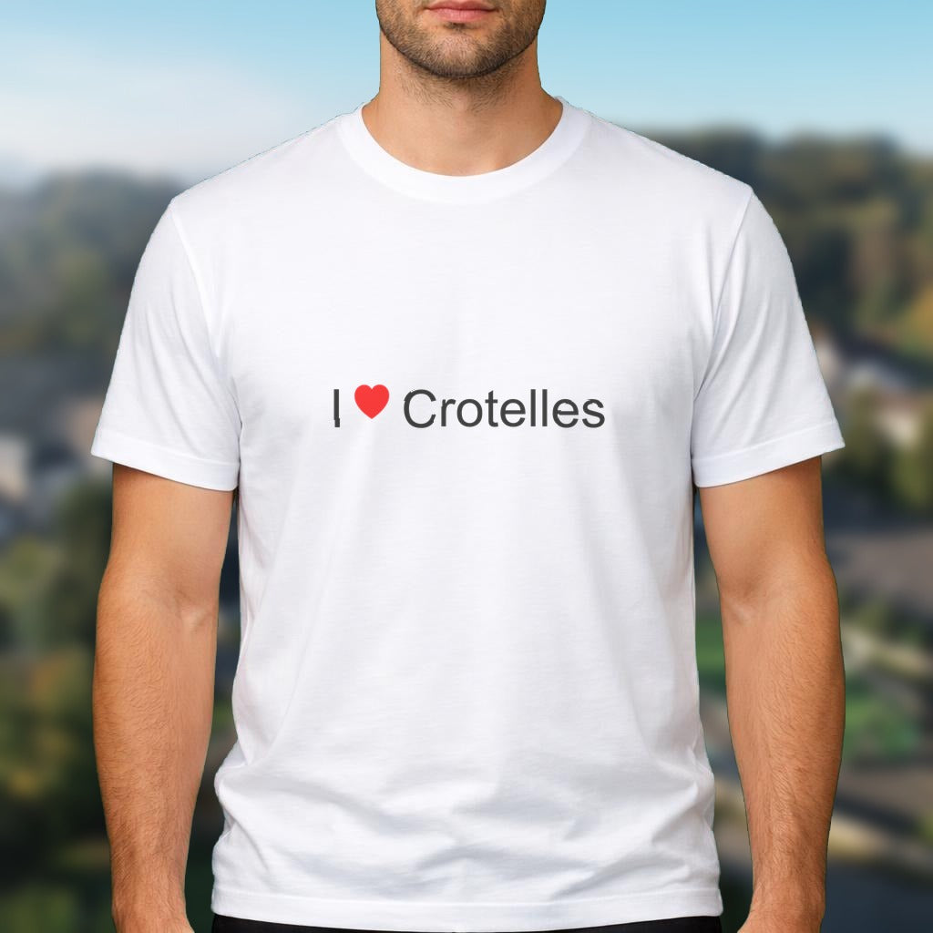T-shirt I love crotelles
