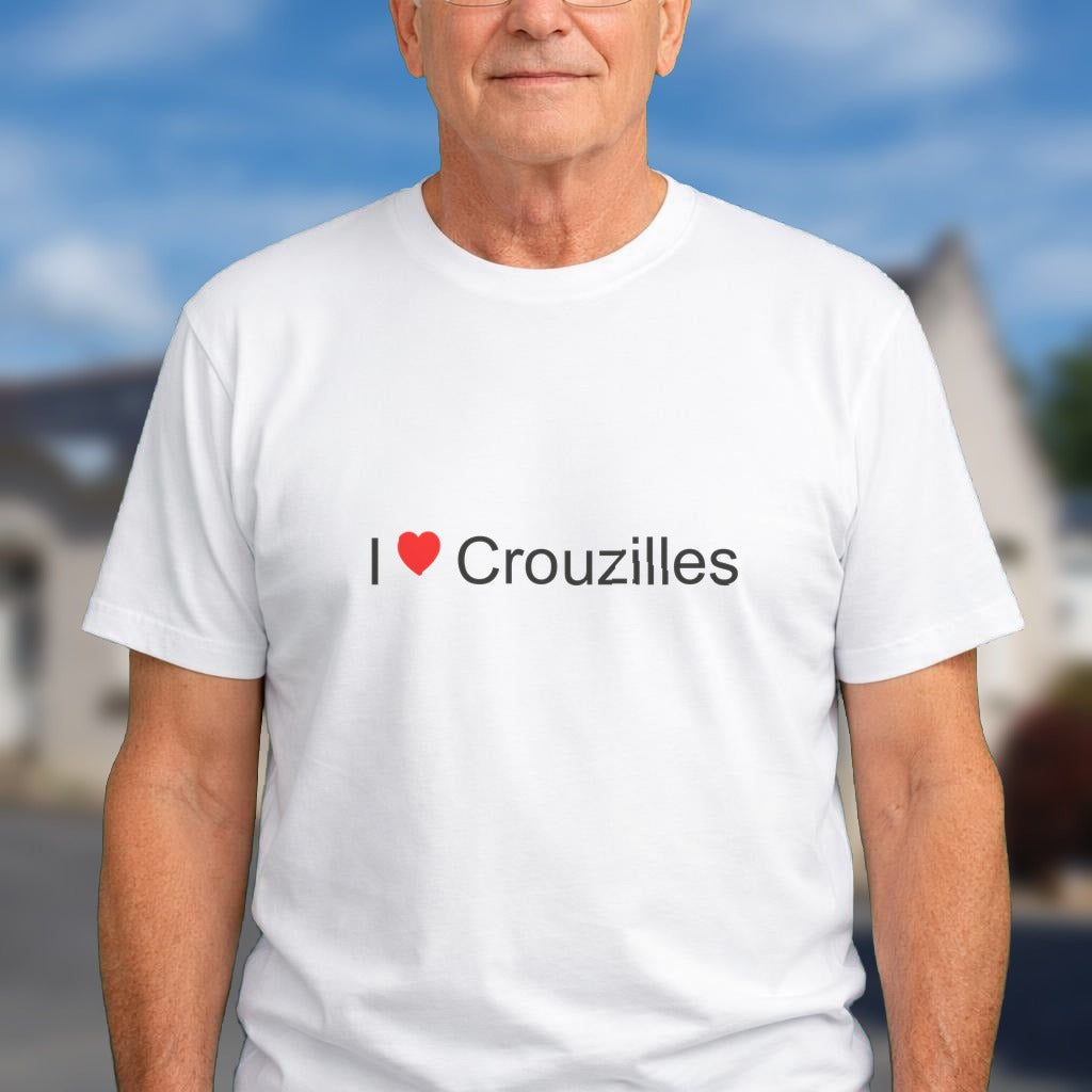 T-shirt I love crouzilles