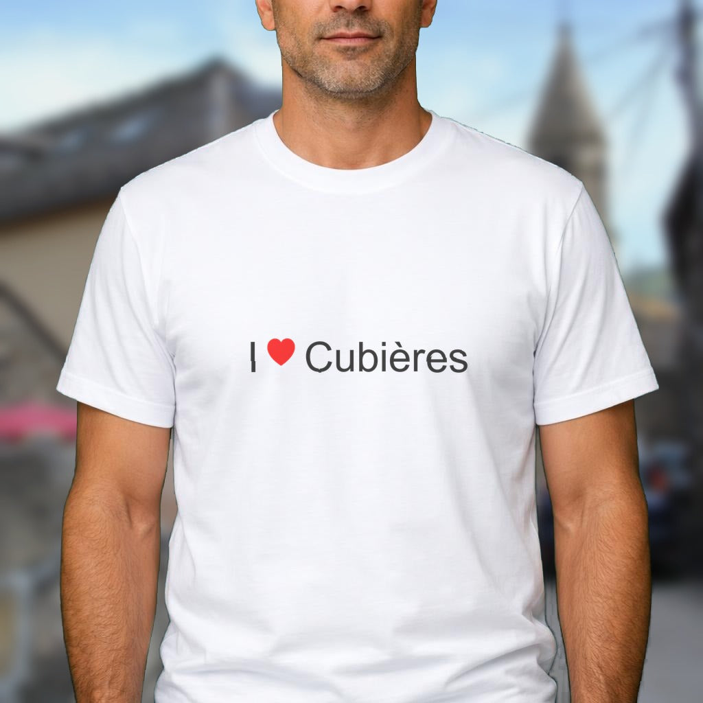 T-shirt I love cubières