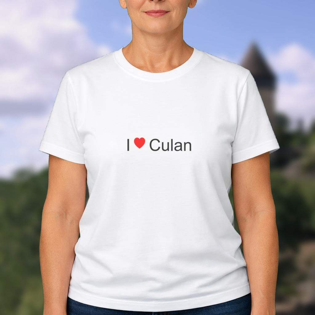 T-shirt I love culan