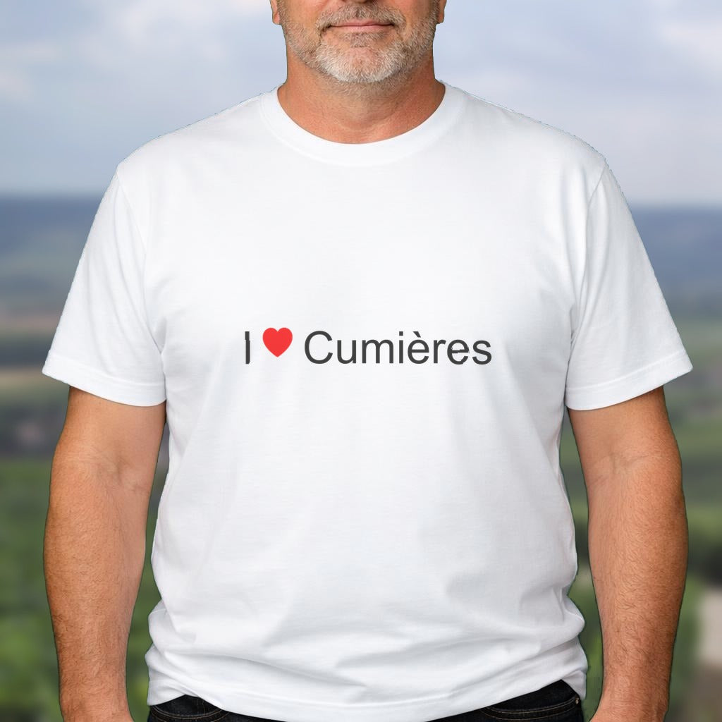 T-shirt I love cumières