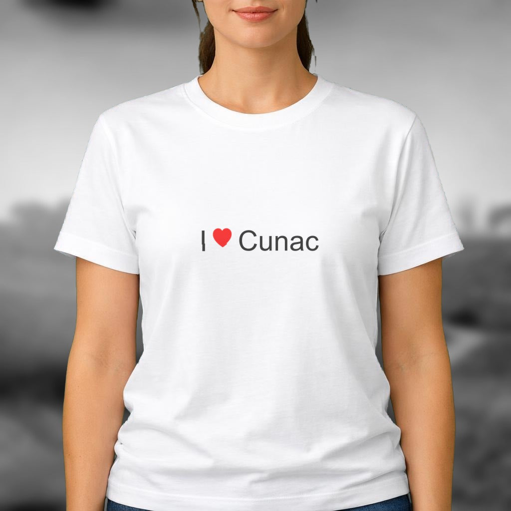 T-shirt I love cunac