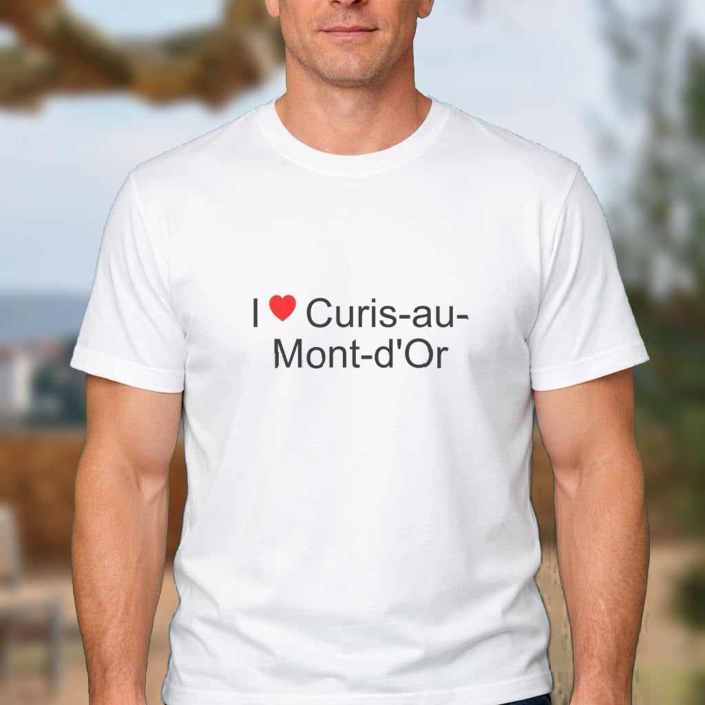 T-shirt I love curis-au-mont-d'or