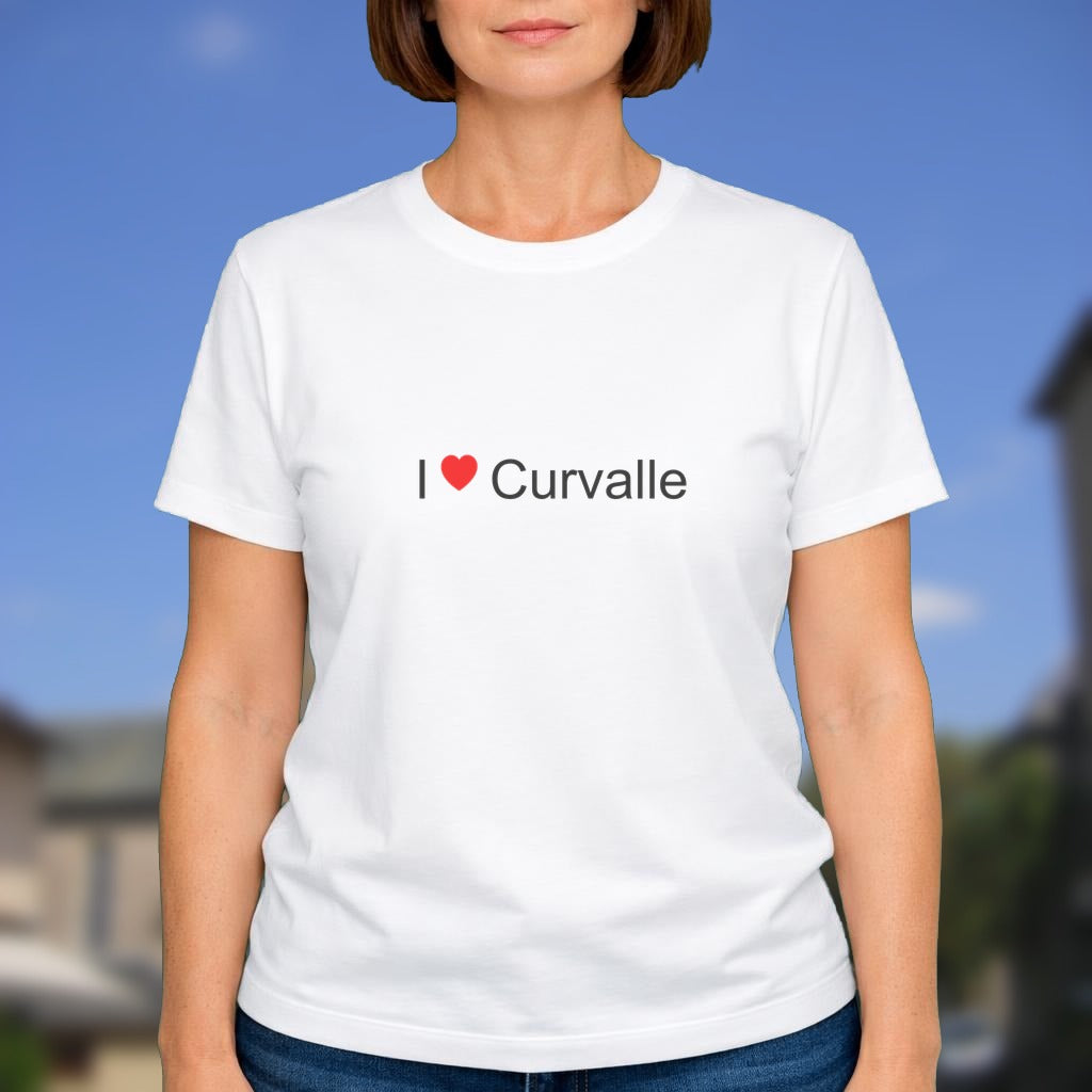 T-shirt I love curvalle