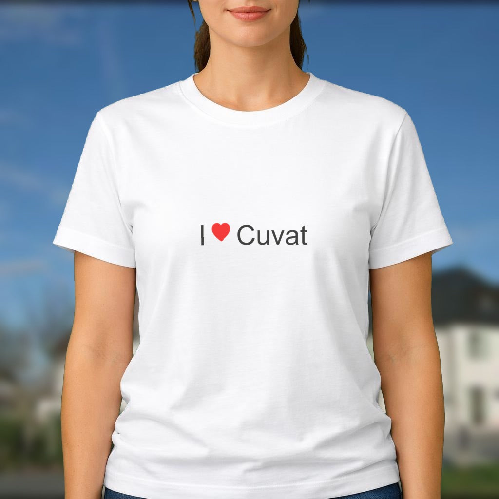 T-shirt I love cuvat
