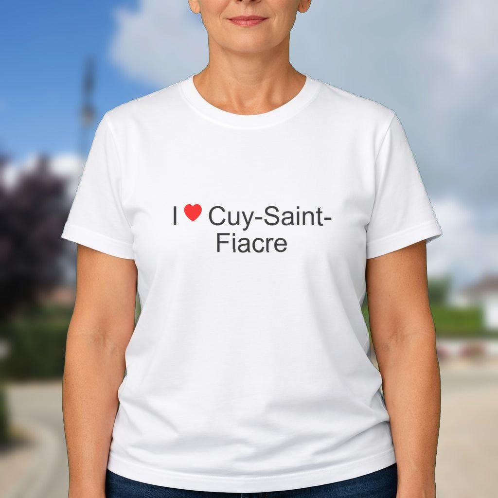 T-shirt I love cuy-saint-fiacre