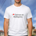 T-shirt I love damas-et-bettegney