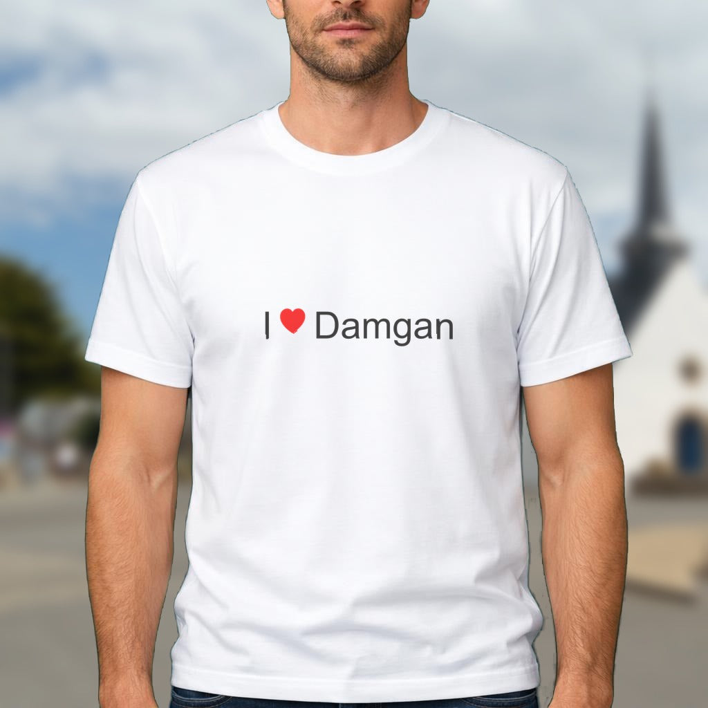 T-shirt I love damgan