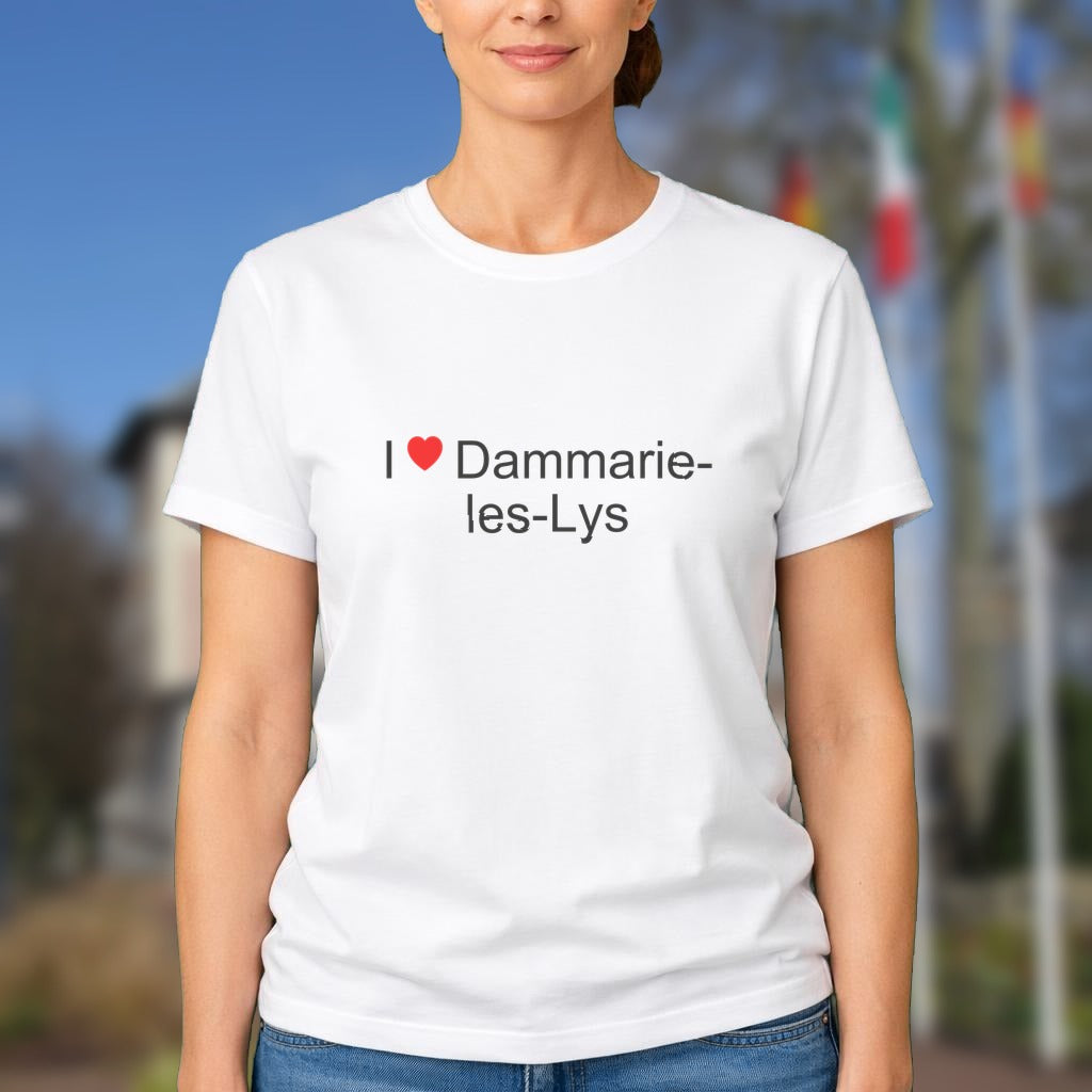 T-shirt I love dammarie-les-lys