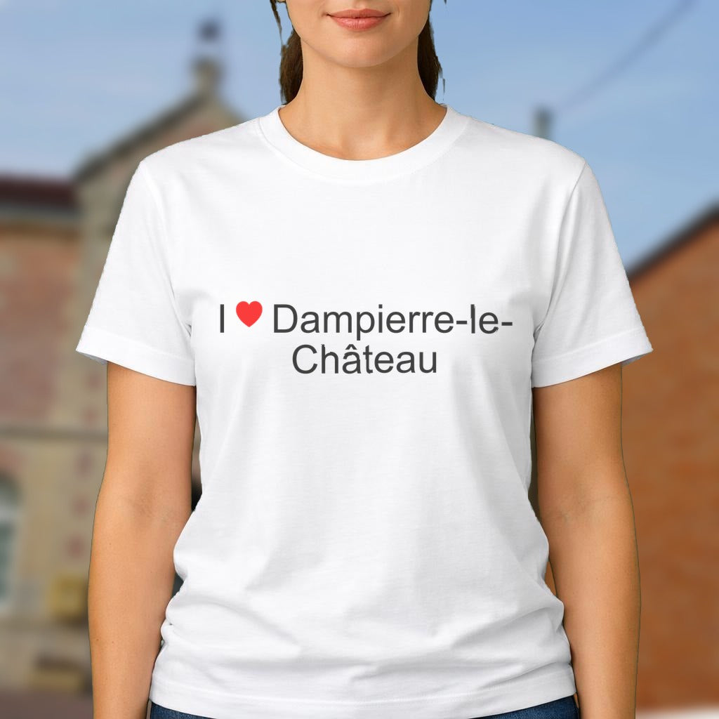 T-shirt I love dampierre-le-château