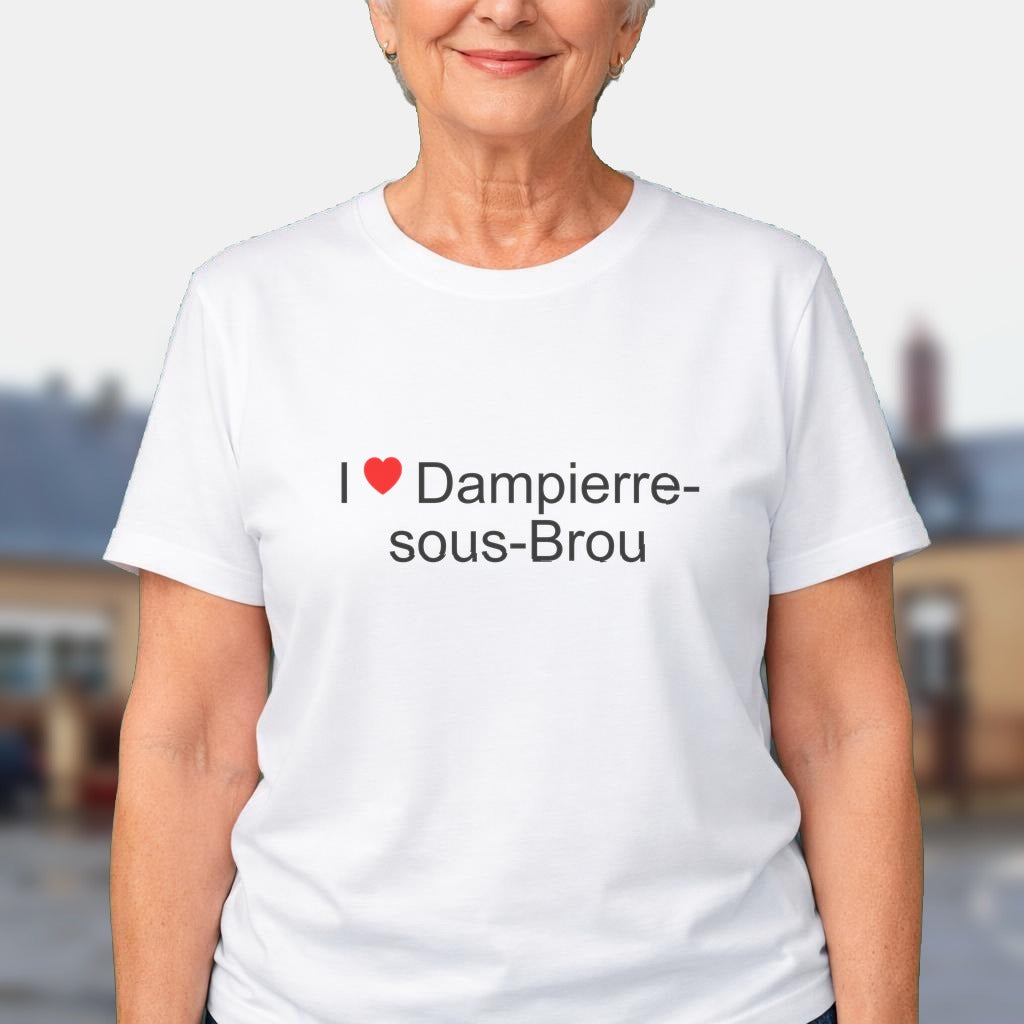 T-shirt I love dampierre-sous-brou