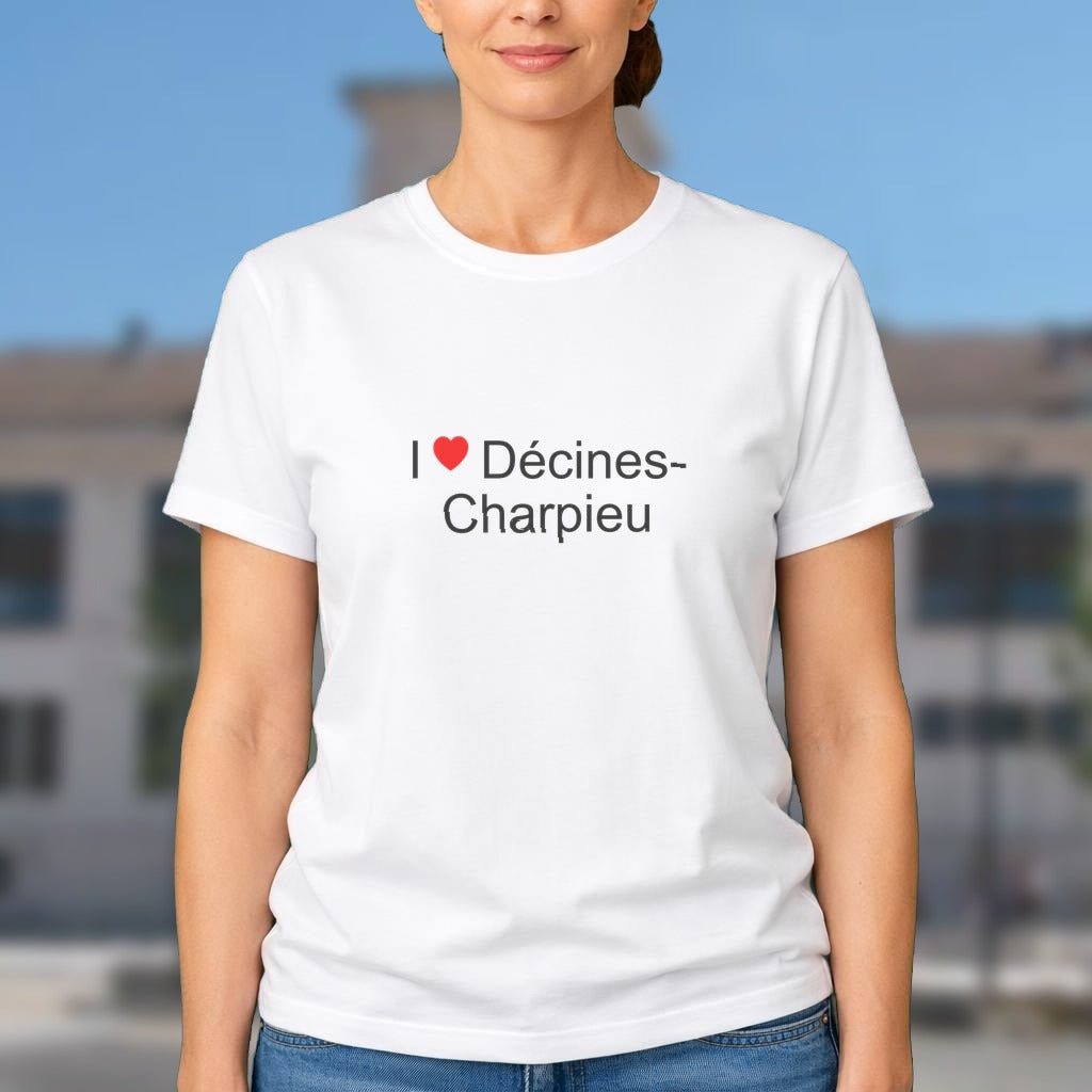 T-shirt I love décines-charpieu