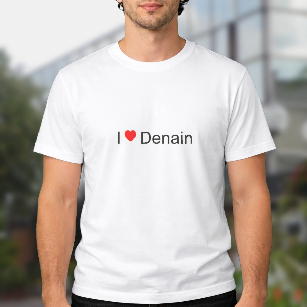 T-shirt I love denain