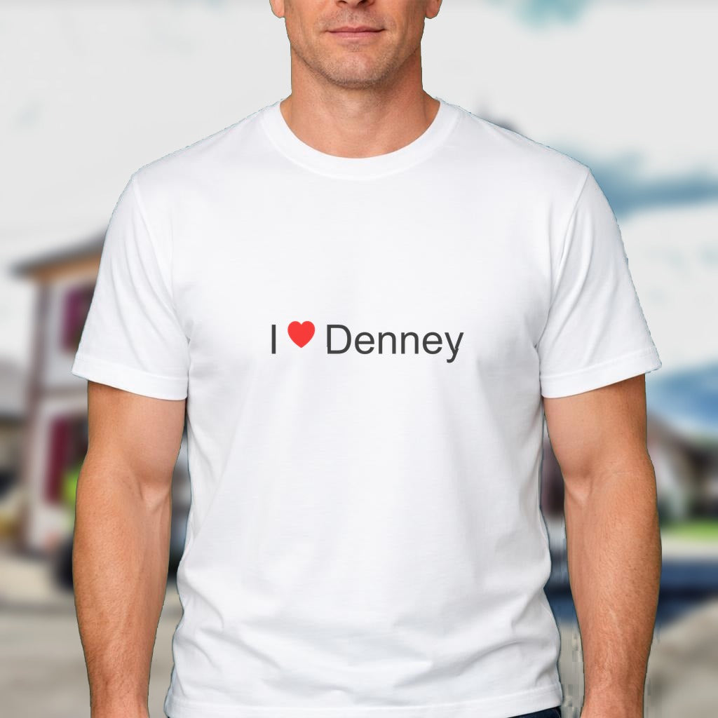 T-shirt I love denney