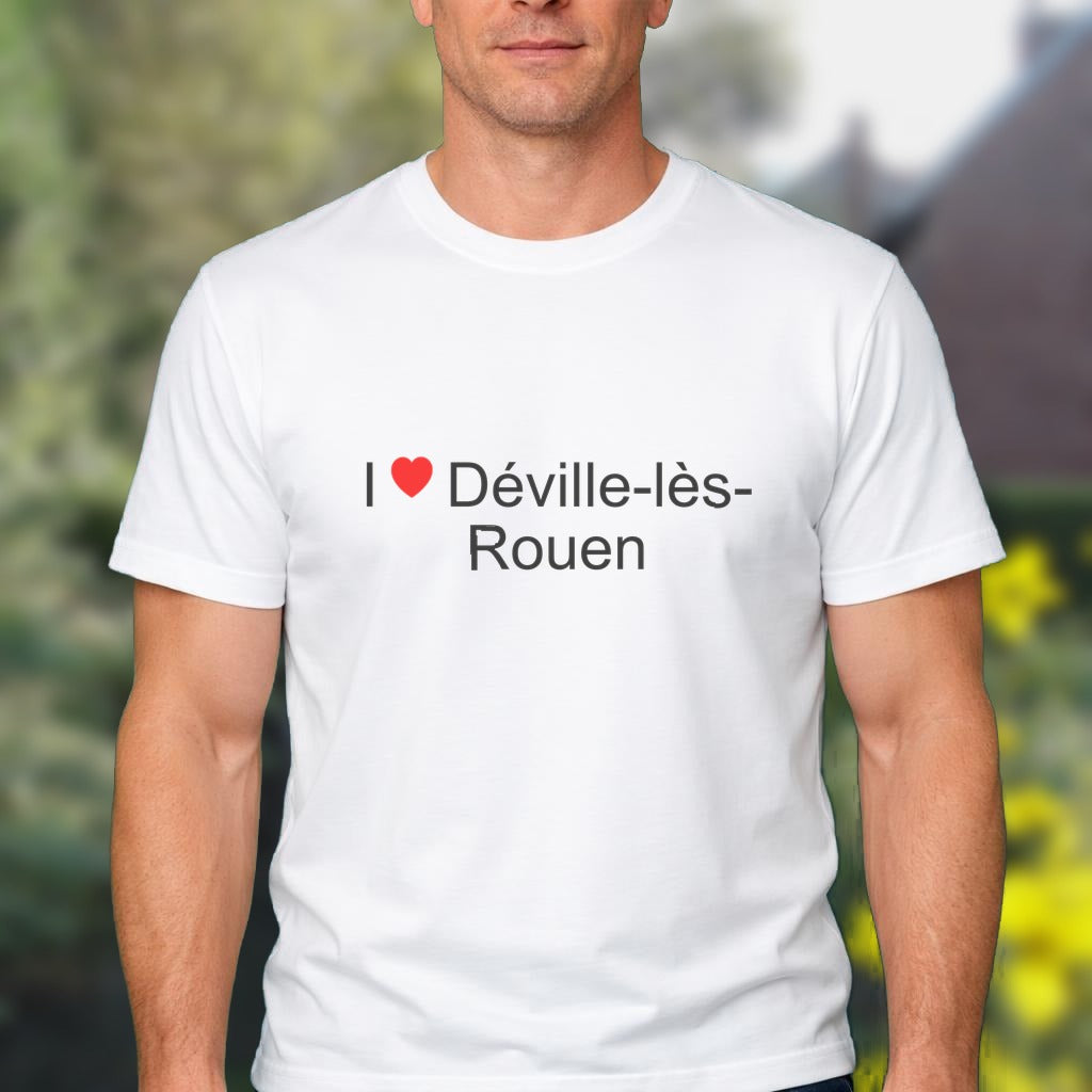 T-shirt I love déville-lès-rouen