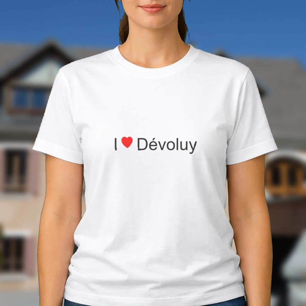 T-shirt I love dévoluy
