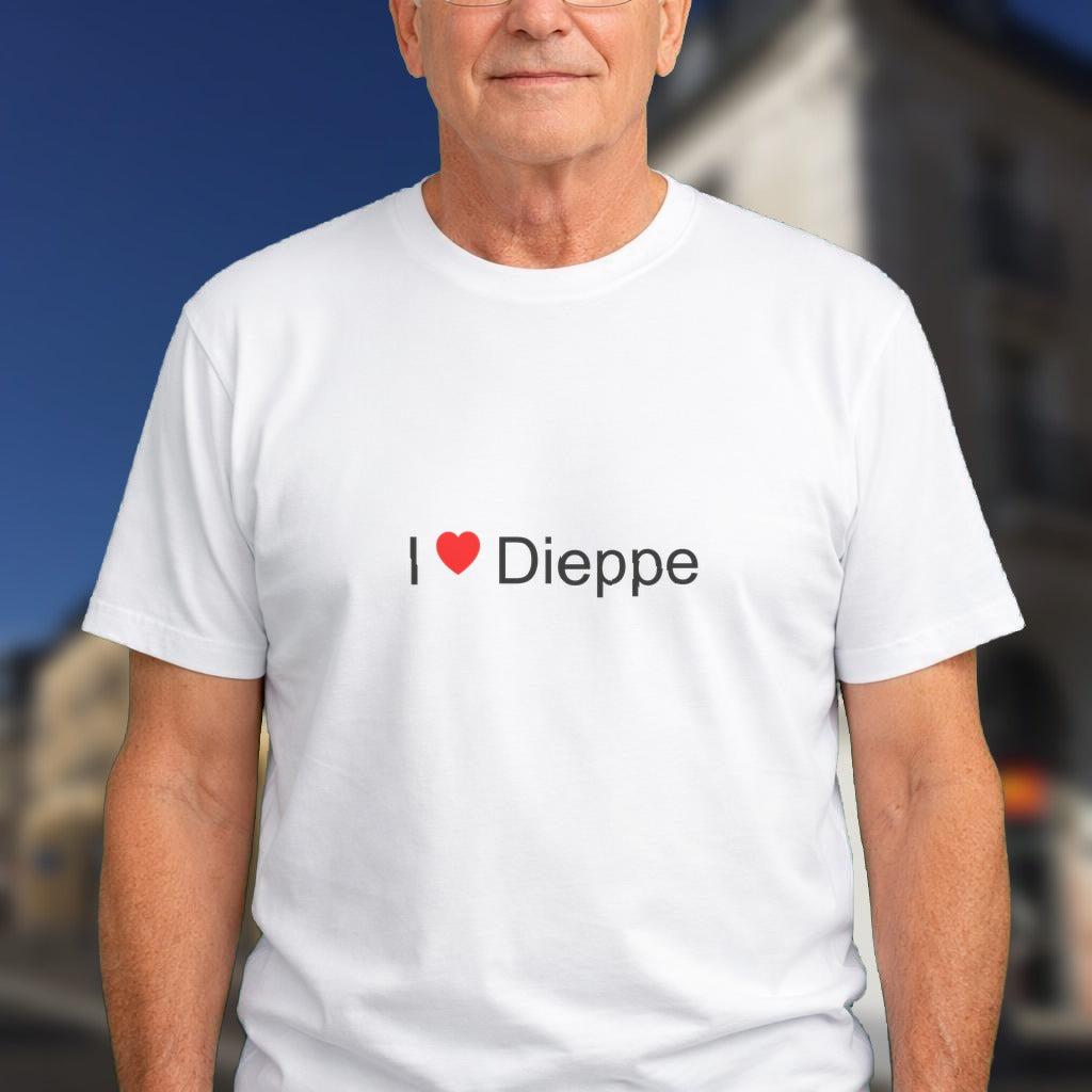 T-shirt I love dieppe