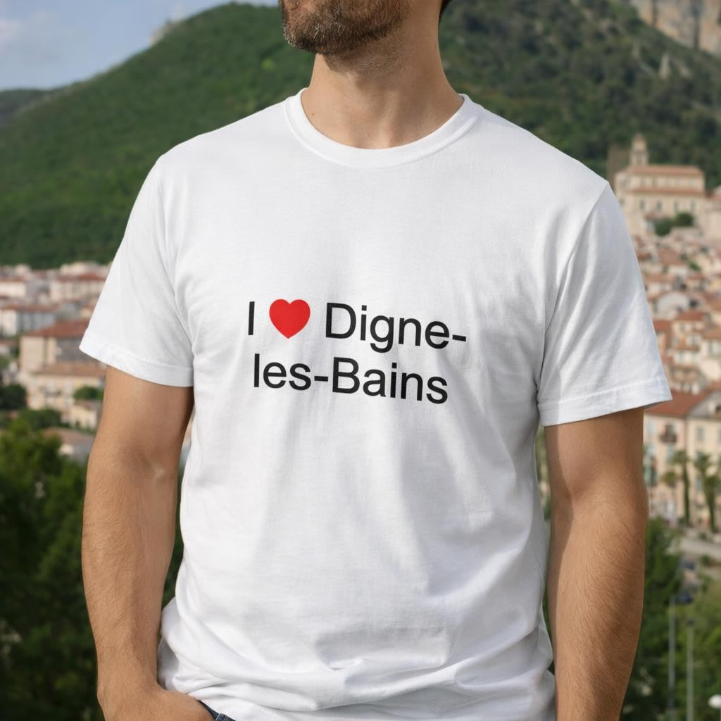 T-shirt I love digne-les-bains