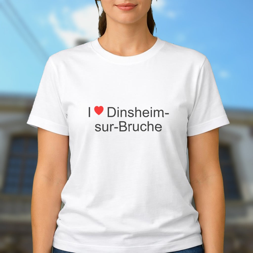T-shirt I love dinsheim-sur-bruche