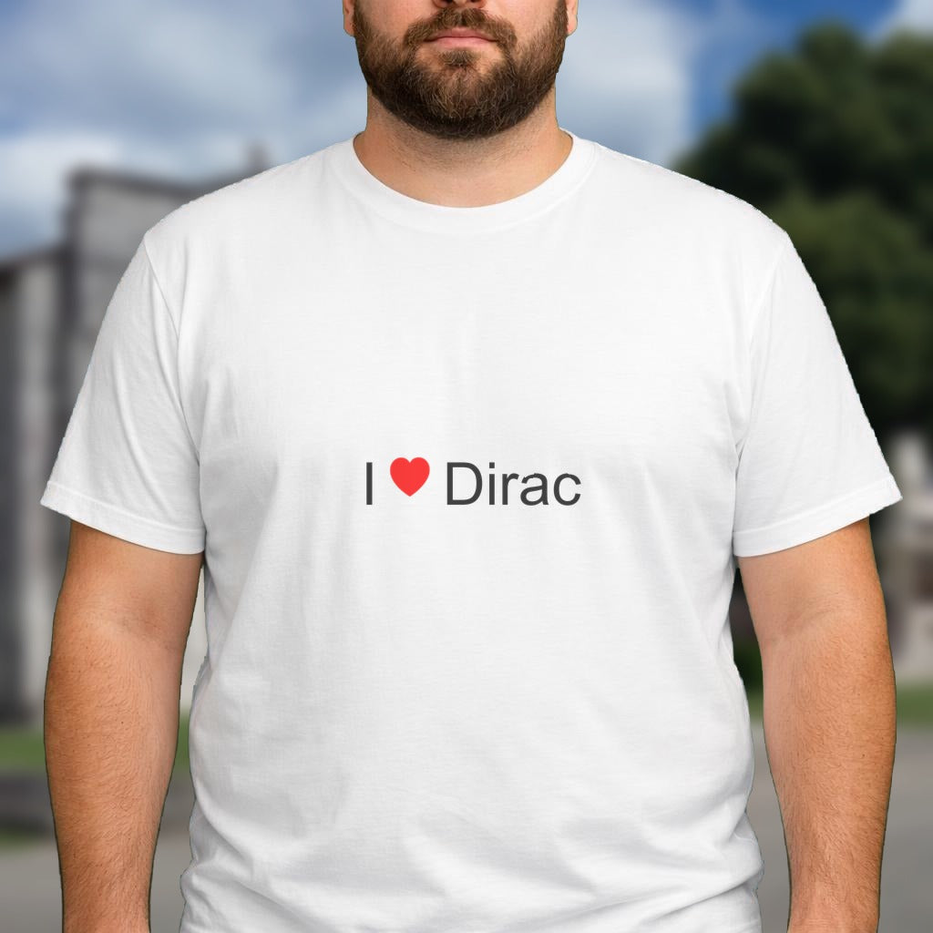 T-shirt I love dirac