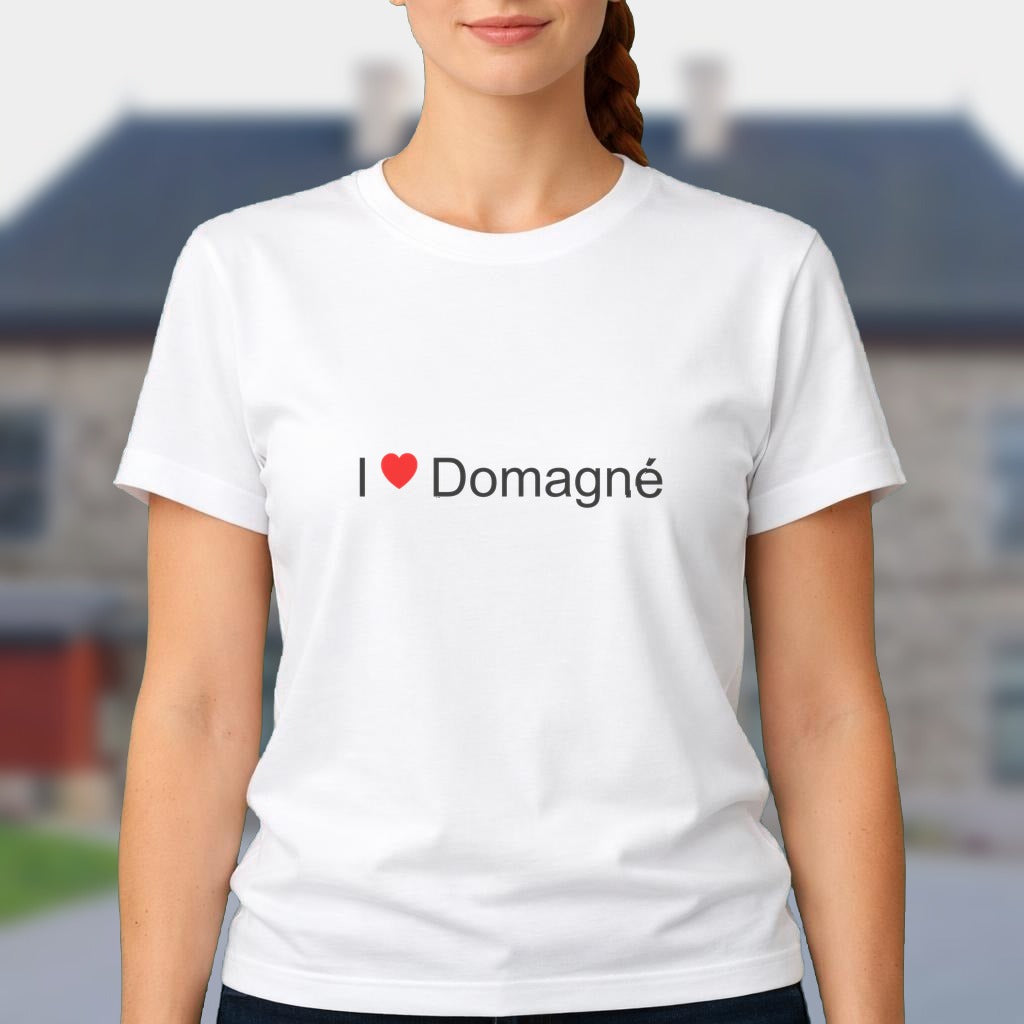 T-shirt I love domagné