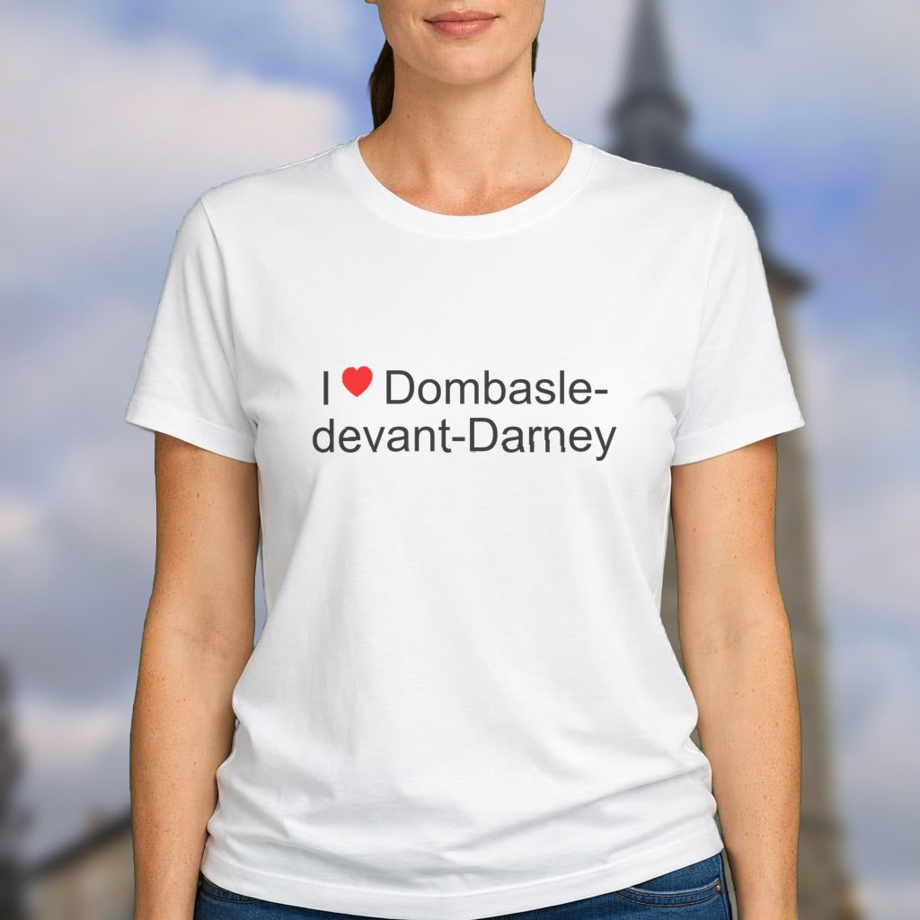 T-shirt I love dombasle-devant-darney