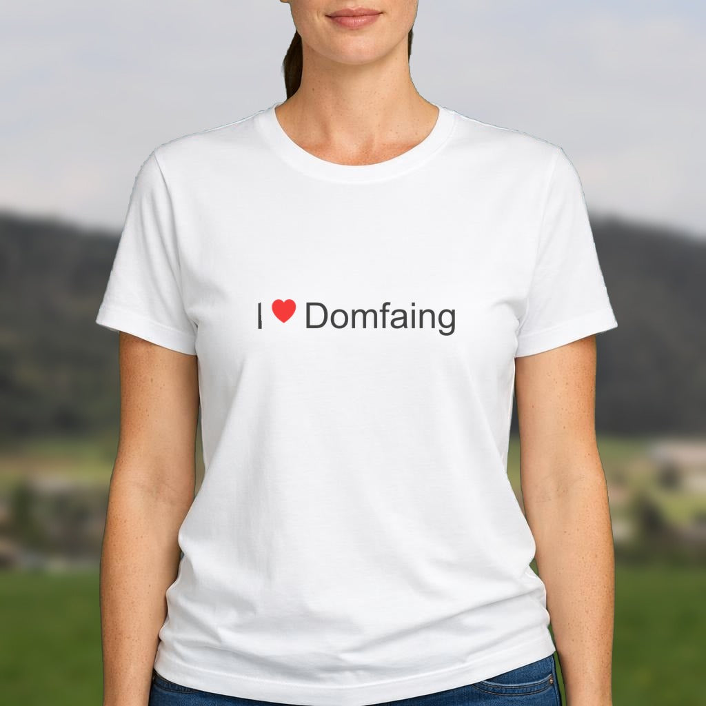 T-shirt I love domfaing