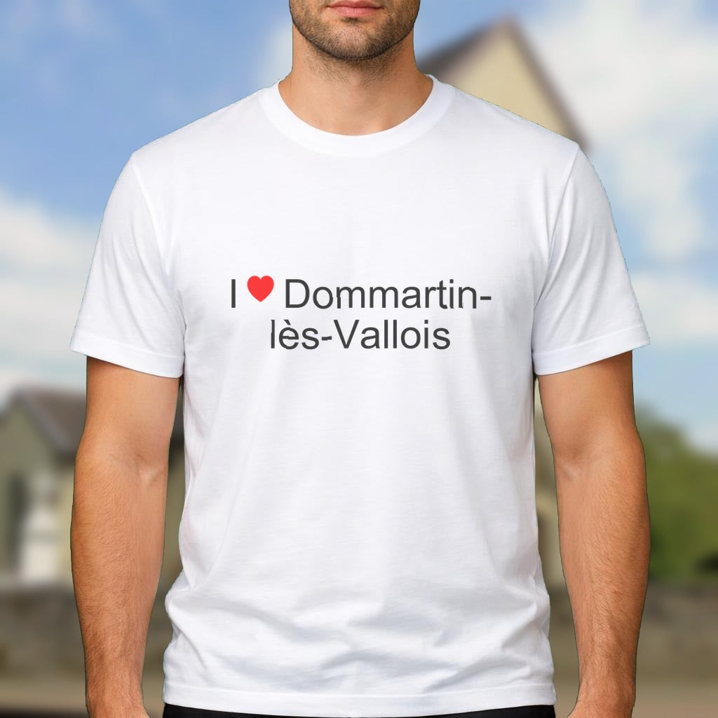 T-shirt I love dommartin-lès-vallois