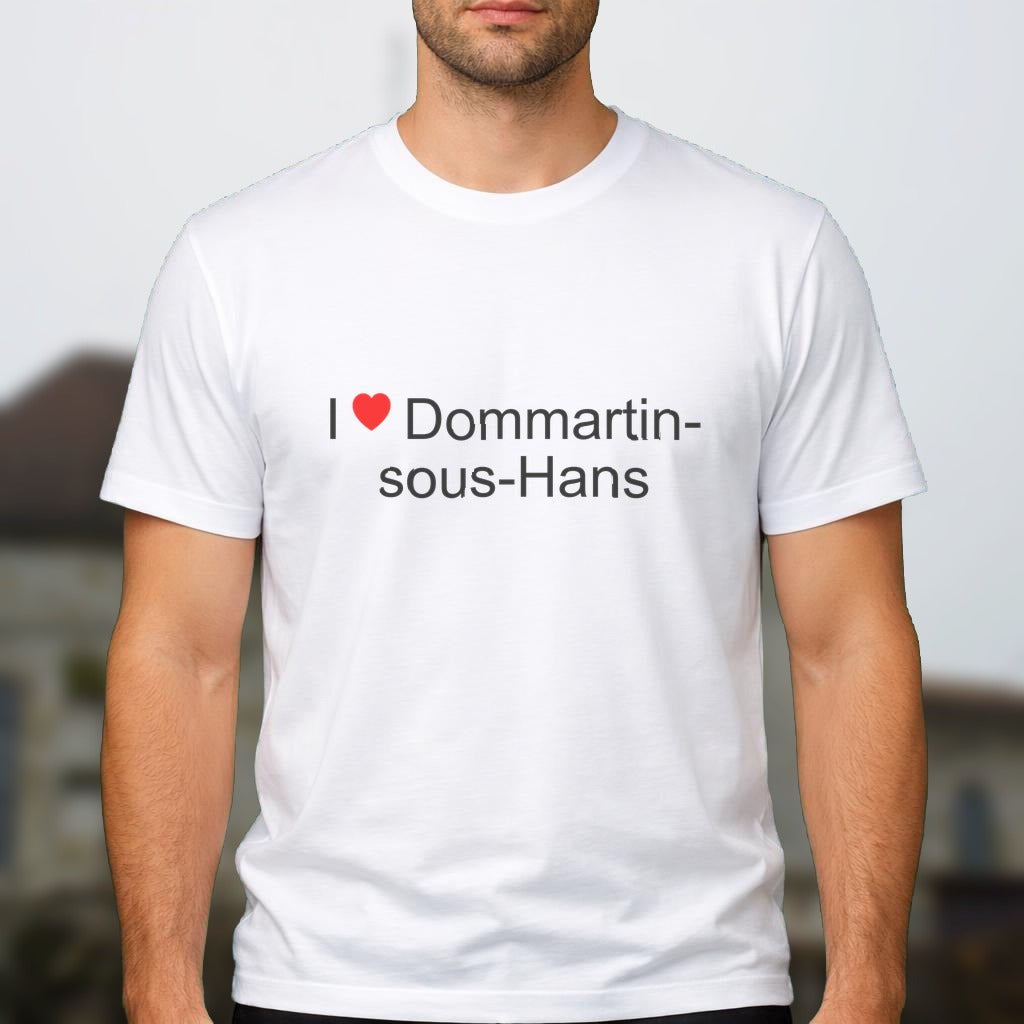 T-shirt I love dommartin-sous-hans