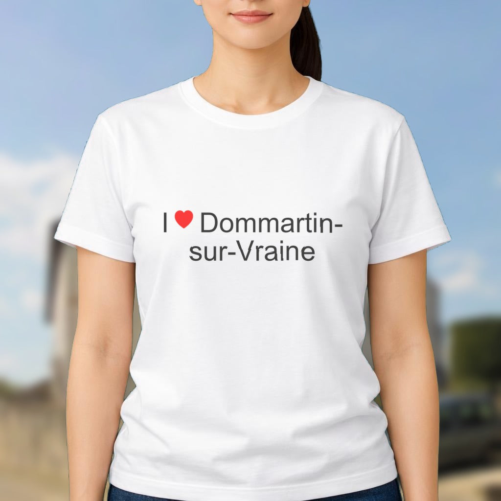 T-shirt I love dommartin-sur-vraine