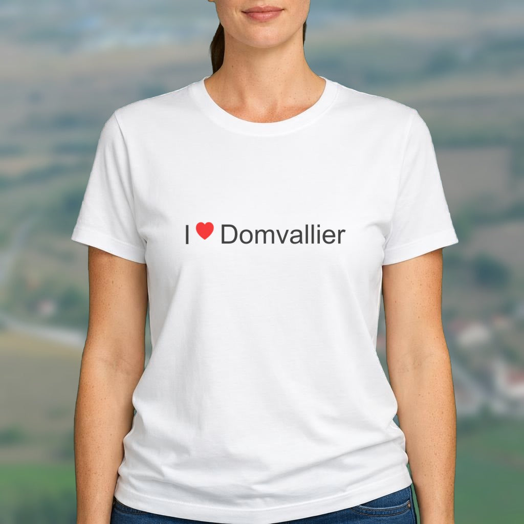 T-shirt I love domvallier