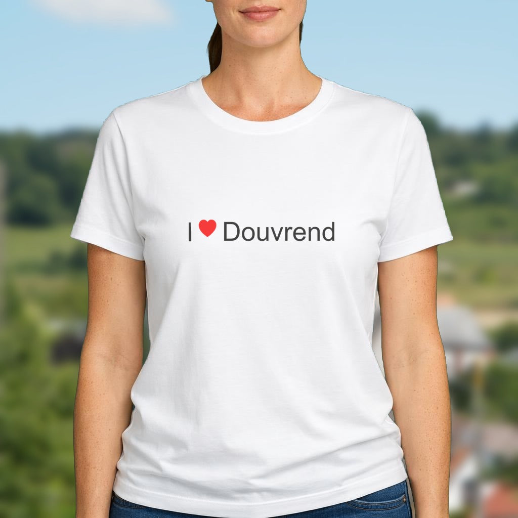 T-shirt I love douvrend