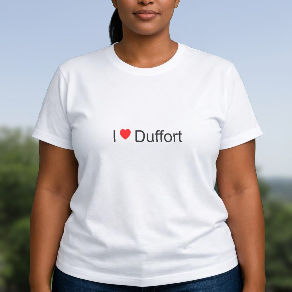 T-shirt I love duffort