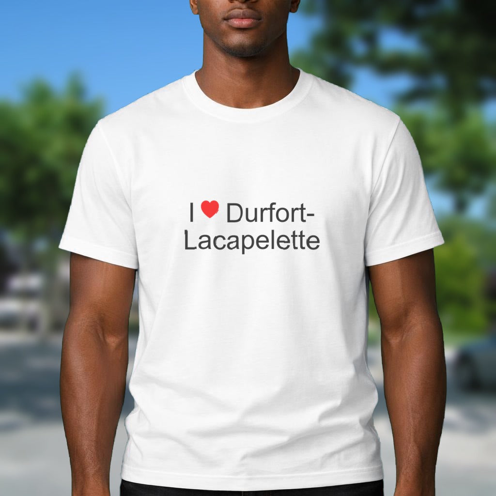 T-shirt I love durfort-lacapelette
