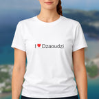 T-shirt I love dzaoudzi