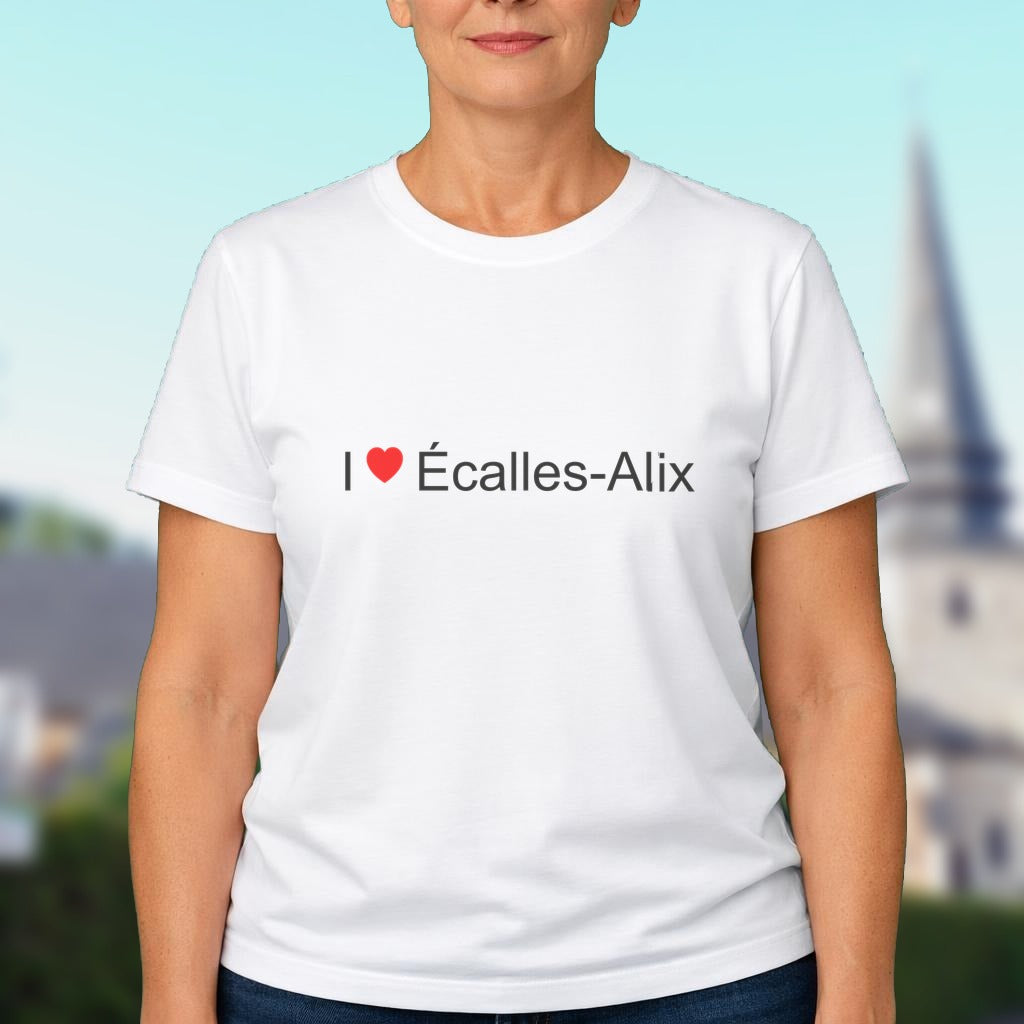 T-shirt I love écalles-alix