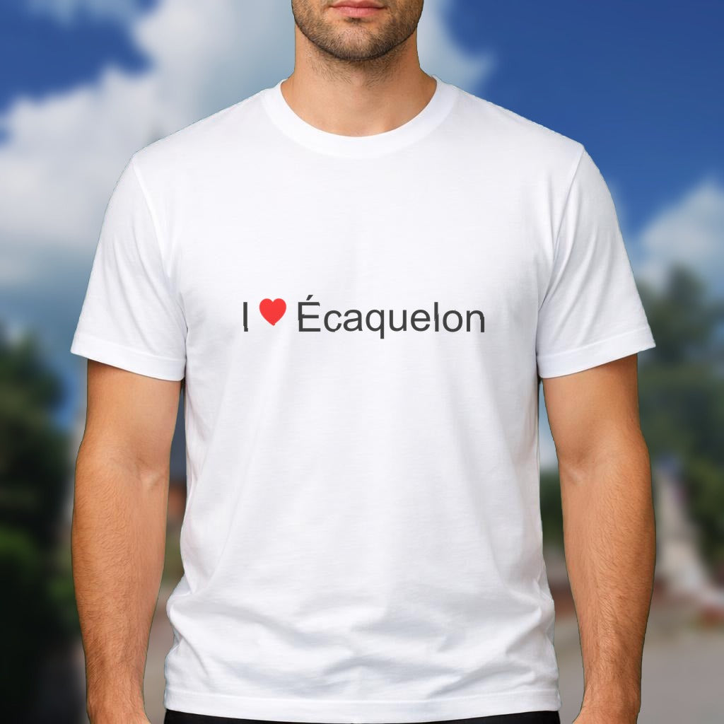T-shirt I love écaquelon