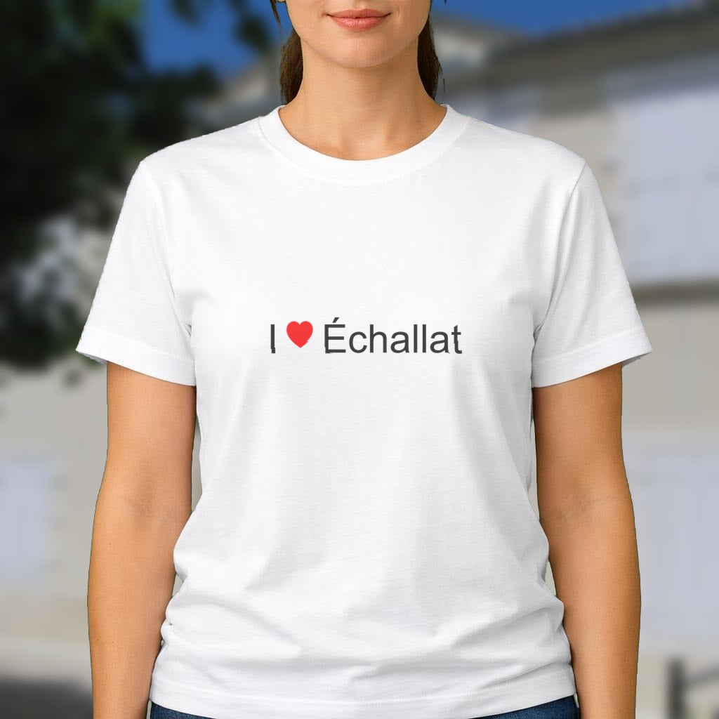 T-shirt I love échallat