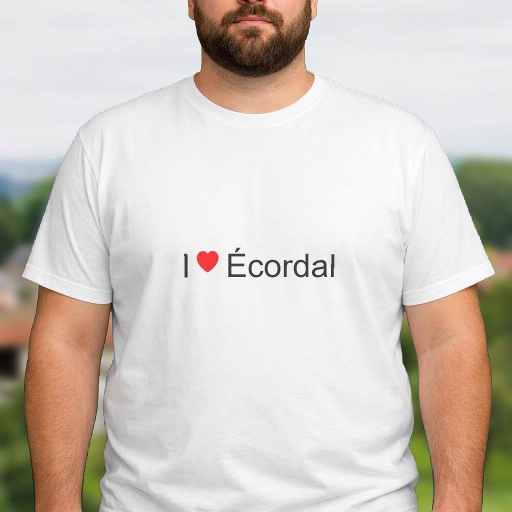 T-shirt I love écordal