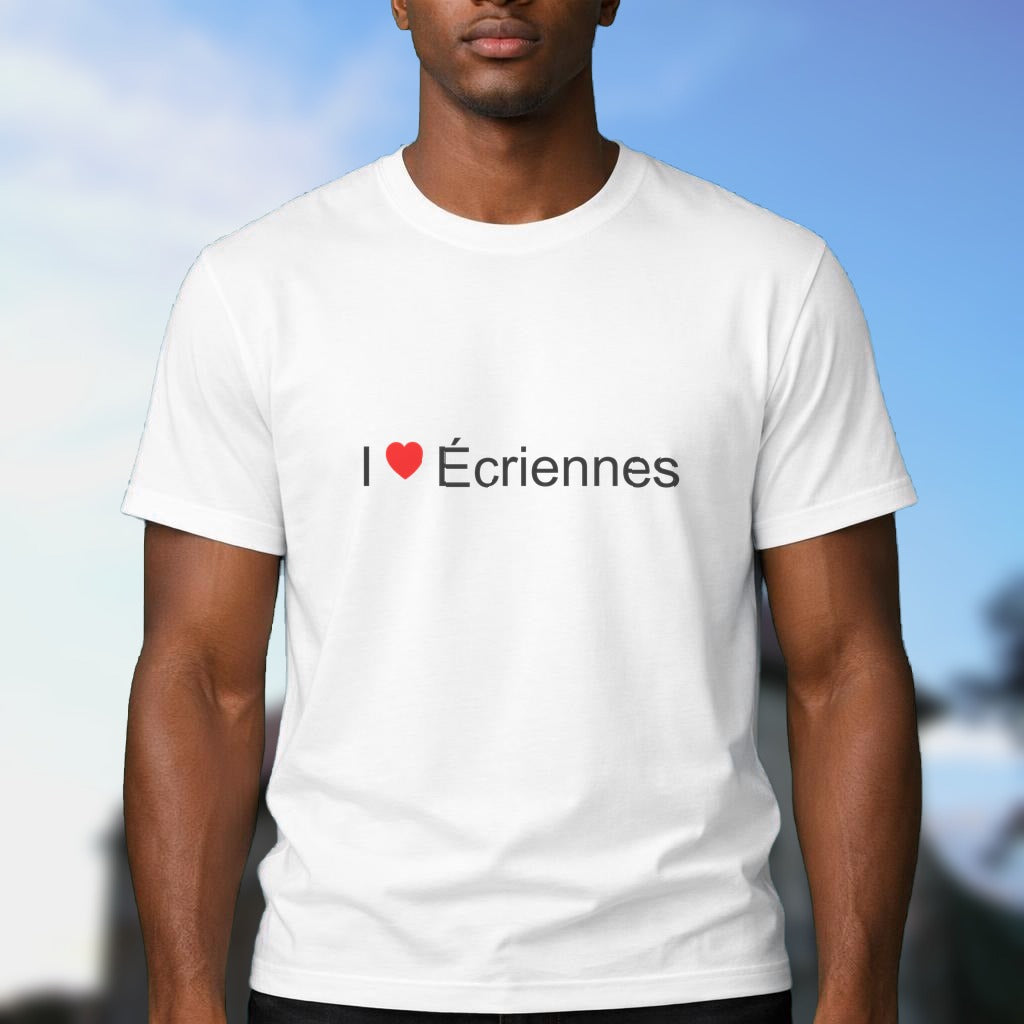T-shirt I love écriennes