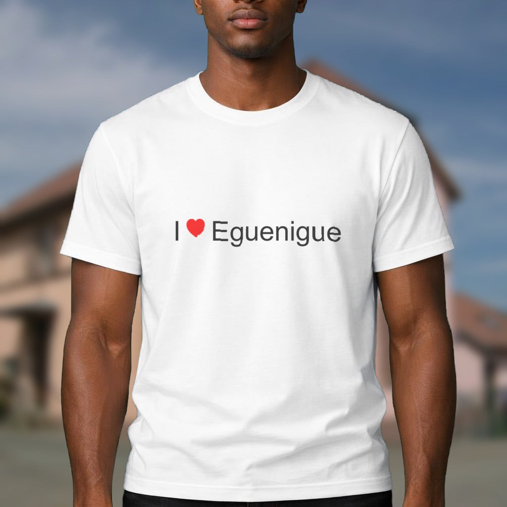 T-shirt I love eguenigue