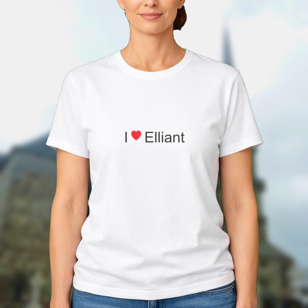 T-shirt I love elliant
