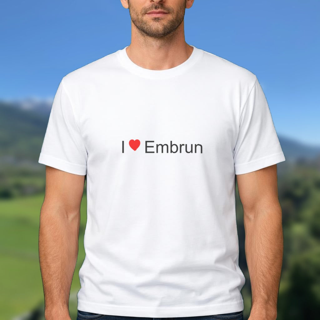 T-shirt I love embrun