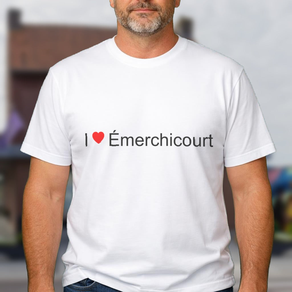 T-shirt I love émerchicourt