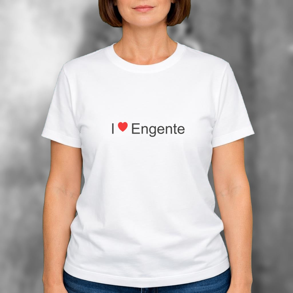 T-shirt I love engente