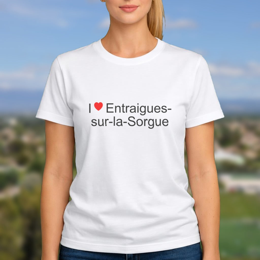 T-shirt I love entraigues-sur-la-sorgue