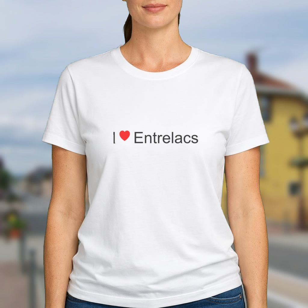 T-shirt I love entrelacs