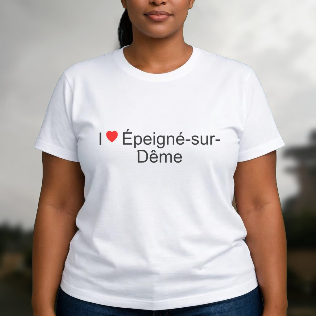 T-shirt I love épeigné-sur-dême