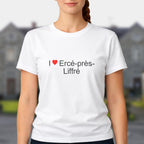 T-shirt I love ercé-près-liffré