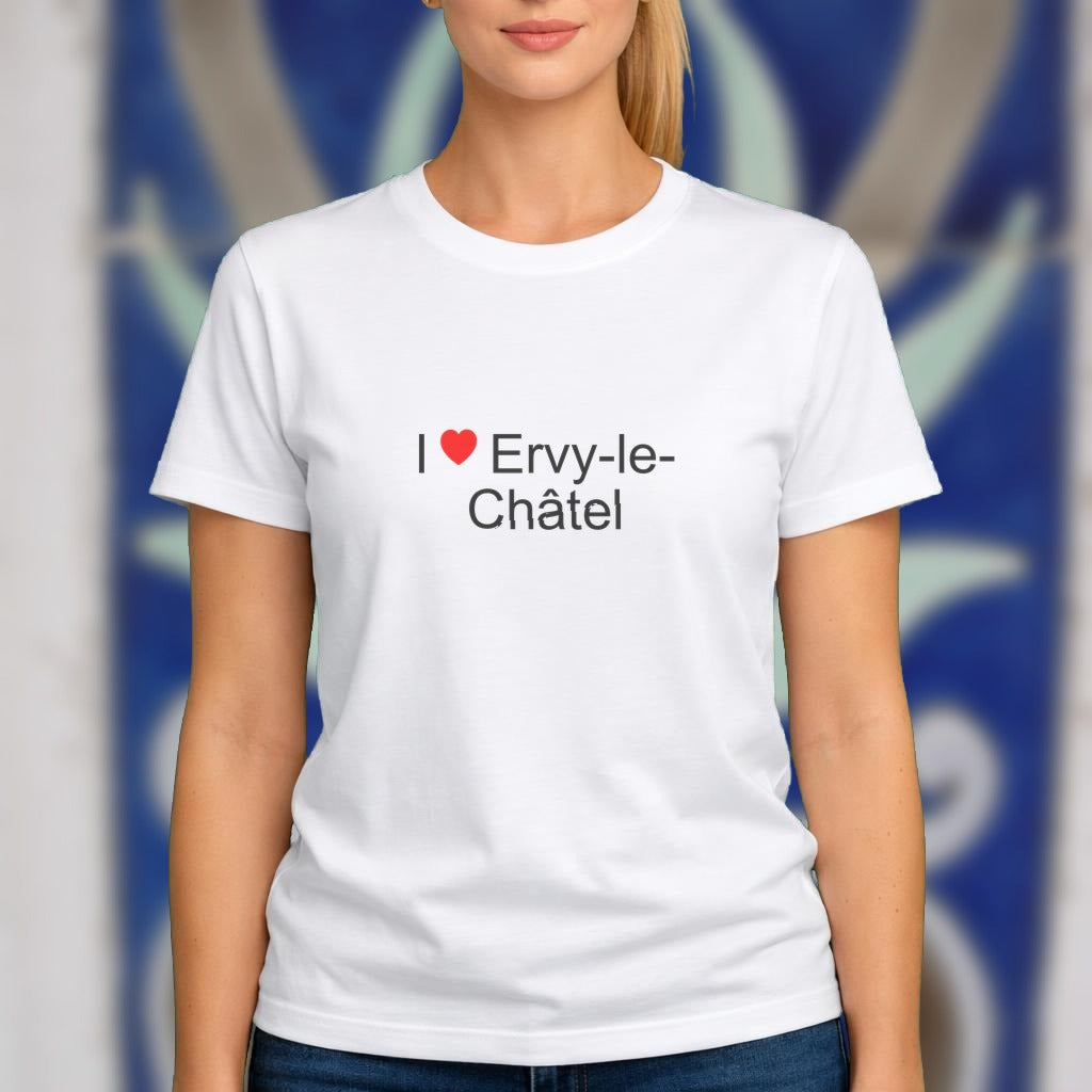 T-shirt I love ervy-le-châtel